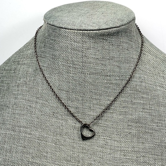 925 ITALY STERLING SILVER Necklace Heart Pendant 6.63g Valentine’s Day - Picture 10 of 10